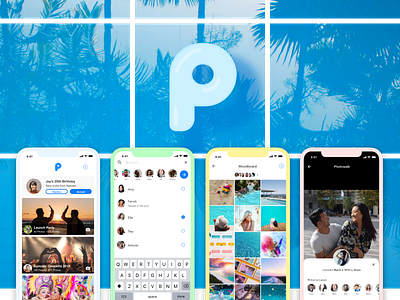 Pool Photo Exchange app store graphics ui ux