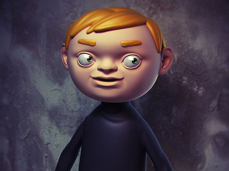 Billy the Spy 3d illustration character design