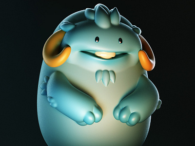 Monstober - Oxymaroon 3d illustration character design designer toy monster toy design vinyl toy