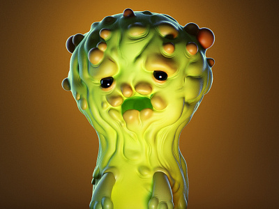 Monstober - Bokly 3d illustration character design designer toy monster toy design vinyl toy
