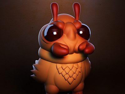 Monstober - Chickant 3d illustration character design designer toy monster toy design vinyl toy