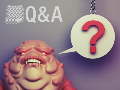 Shinbone Creative Questions & Answers 3d illustration character design monster