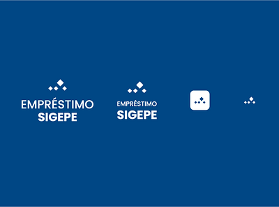 Emprestimo Sigepe brand identity icon logo logotype minimalist symbol