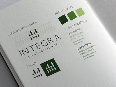 Íntegra Contabilidade - Creative process adobeillustator brand identity branding graphicdesign graphicdesigner logo minimalist