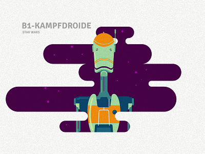 B1-KAMPFDROIDE design fan art graphicdesign illustration kampfdroid kampfdroid star wars stickers vector