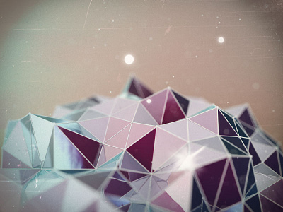 You've Entered A Familiar Realm 3d c4d cinema low low poly poly reflections