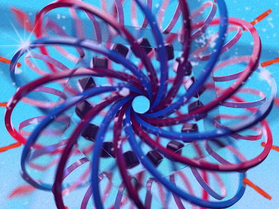 Perspectives 3d c4d cinema 4d reflection rings