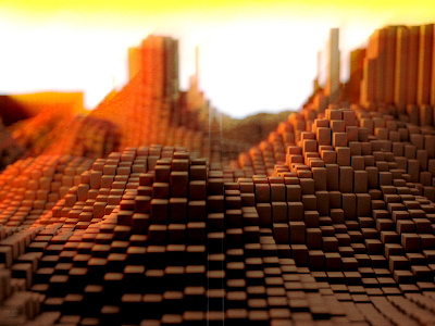 The Lonesome, Crowded West 3d c4d cinema 4d desert west western