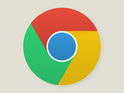 Flat Chrome Icon