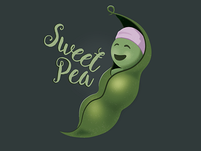 Sweet Pea illustration