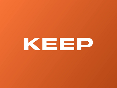 Keep It In Play after effects animation branding design kinetic type kinetic typography logo motion design motion graphics orange typography