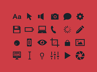 All kinds after effects animation black geometric grid icon iconography identity minimal monochrome motion design motion graphics personal brand red
