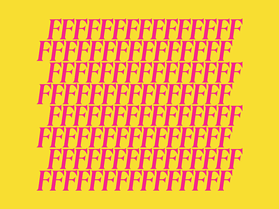 FFFFF after effects animation bold bright bulge circle kinetic typography layers loop magenta motion design pattern pink serif shadow typography yellow