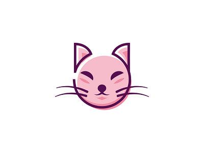 Cat Logo With d g Letters