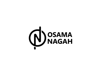 Osama Nagah Logo logo monogram n nagah o osama