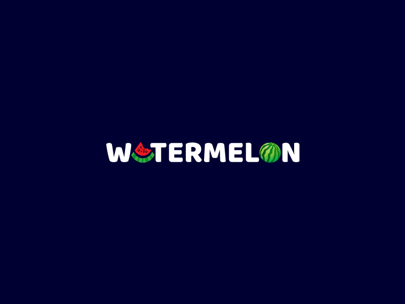 Watermelon typography by Osama Nagah on Dribbble