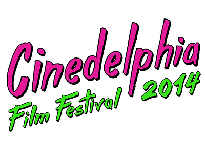 Cinedelphia Film Festival 2014 90s hand drawn type hand lettering lettering philadelphia type