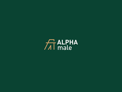 ALPHAmale brand branding brandingdesign design identity logo logodesinger logos شعار لوجو