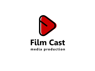 film cast branding cast film identity logo media