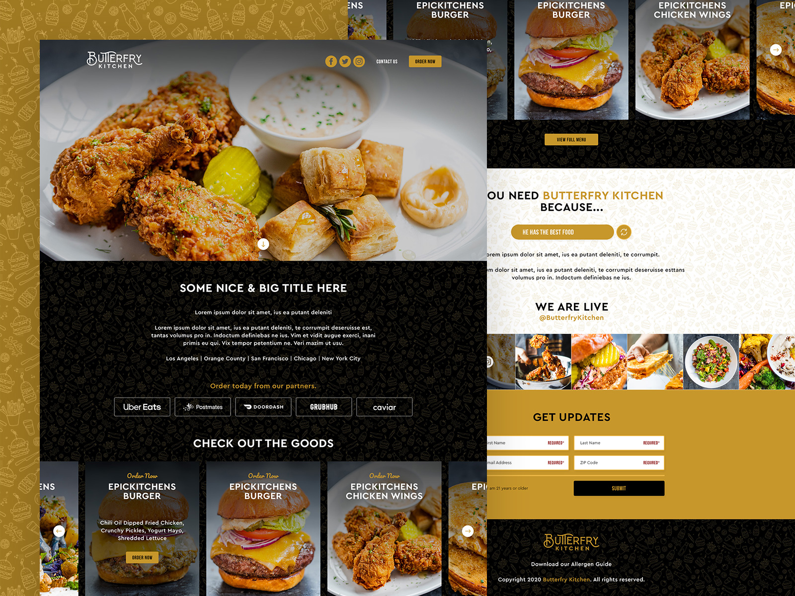 Butterfry Kitchen by Ivan Ignjatovic on Dribbble