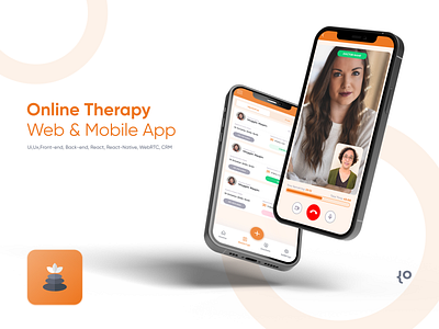Online Therapy Web & Mobile App agency corporate doctor mobile app online booking online therapy react native therapy video call