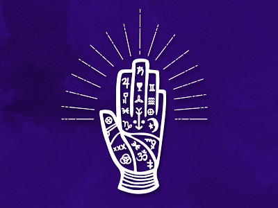 Hand Of Glory hand illustration vector magic tattoo