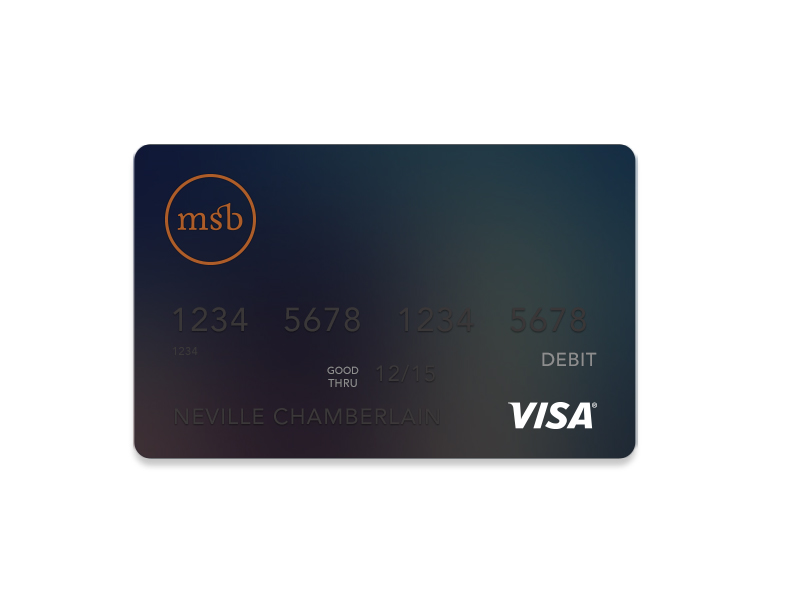 Bank Debit Card by Ryan Underwood on Dribbble