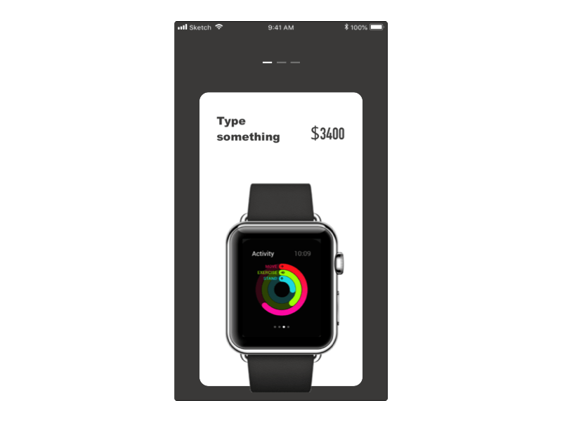 Apple Watch Dynamic effect app ui ux 动效 网页