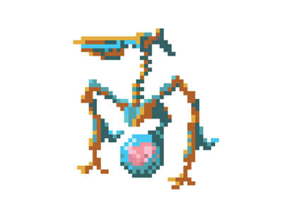 Cluckbot 9000c 8bit brain robot