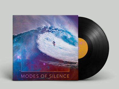 Modes of Silence LP art band cover art galaxy lp nasa photography record remix surfer surfing