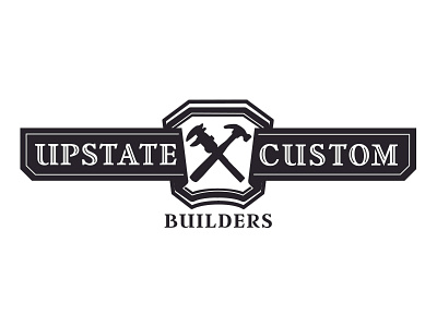 WIP - Upstate Custom Builders architect builder building company custom home house logo