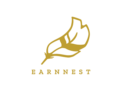 Earnnest logo app financial gold housing logo