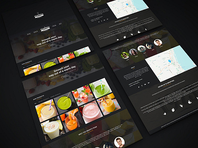 Smoothielicious webmockup