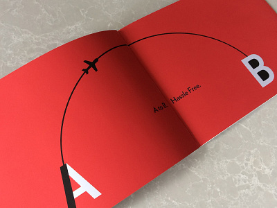 Airline Branding brand counters ligature red typography