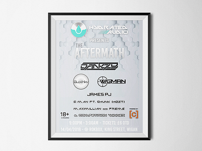 Hydrated Audio - Flyer Design