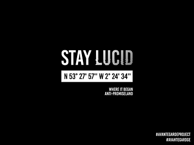 "Stay Lucid" Concept clothing corporate custom design graphic design logo logo design professional start up type typography