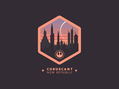 Coruscant Badge