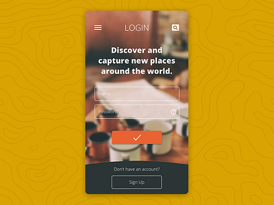 Daily UI #000 app challenge daily dailyui login screen ui ux