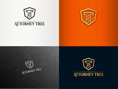 Attorney Tree Logo attorney branding design flat graphic design illustration illustrator logo logo design logodesign logotype minimal photoshop photoshop art typography vector website