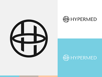HYPERMED Brand Identity alex escu branding circle logo design escuarts h h logo logo logotype mark minimalism symbol