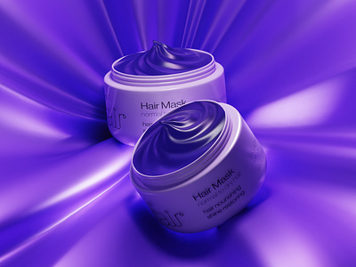 Hair Mask 3D visualization