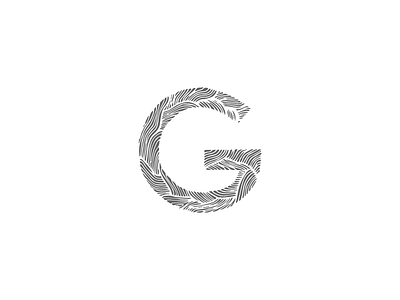 Letter G - Botanic Typography botanic