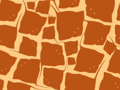 Pattern - Giraffe skin illustration pattern