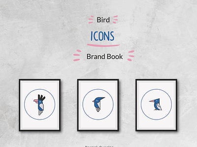 Bird icons branding icon illustration