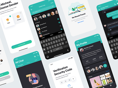 Sophie Messaging app ui kit freebie behance case study project chat profile design application app mobile freebie free download unlimited illustration screen blank interface experience iphone x ios android message conversation text minimal clean modern social media network sourabh ui ux user kit web website webdesign