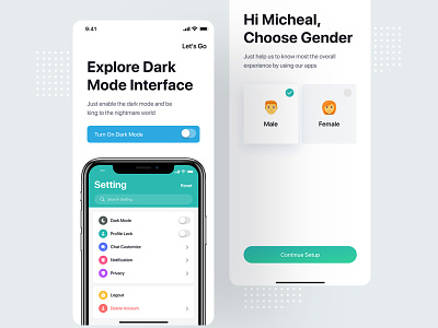 App onboarding screen chat profile design application app mobile interface experience iphone x ios android login sign in signup message conversation inbox text minimal clean modern interaction onboarding page screen registration register join social media network ui ux user kit