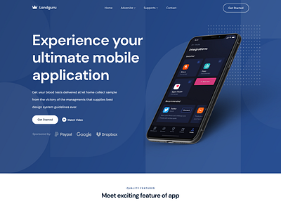 App Landing Page by Sourabh Barua on Dribbble