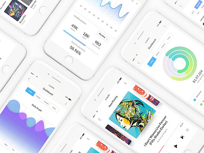 Sobo Mobile ui kit app application apps dashboard design mobile psd ui uiux ux