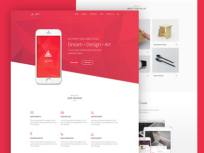 Apex Corporate PSD Template