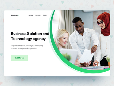 Business website header app business clean design header psd slide template ui ux web website